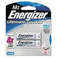 Energizer L91BP-2 AA Lithium e2 Batteries (2-Pack)