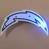 Flashing NFL Pin/Pendant - San Diego Chargers