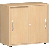 Produkt-Bild: 75,2cm Schiebet&uuml;renschrank "Mailand" Ausf&uuml;hrung: Buche