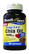 Mason Vitamins Chia Oil 1000 Mg Omega 3-6-9 A Non Fish Source Of Essential Omega Fatty Acids Softgels  60-Count