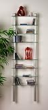 CD/DVD Standregal / Regal aus Glas/Aluminium