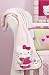 Bedtime Originals Hello Kitty and Puppy Fleece Blanket with Applique - Pink