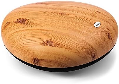 Aiue S-One Plus 2.1 Bluetooth Wireless Home Theater System Pebble Shape Stereo Lossless Speaker Sound Box(Raw Wood)