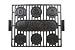 NCAA Ohio State Buckeyes Sports Cast Iron Branding Iron Grill Accessory