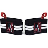 Weight Lifting Wrist Support Wraps with Thumb Loop - Best Weightlifting Wrap for Pro Gym Training - Power Lifting - Body Building - Powerlifting - This Wrist Wraps Come in Pair Fits Both Guy and Girl