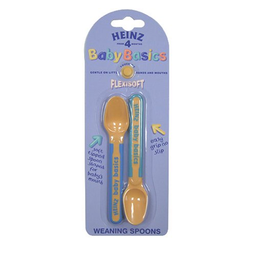 Childrens Toyshop   : Tommee Tippee Heinz Weaning Spoons - Blue & Green