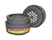 Tools & Hardware : AO Safety 50535 8053-P100 Organic Vapors and Acid Gases and P100 Filter Cartridges for 8000-Series Respirators, 10-Pack