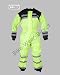 Hi-Vis High Visibility Waterproof Motorcycle Bike Cycling Rain Over Suit + Carry Case