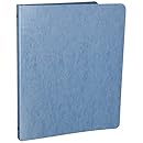 ACCO PRESSTEX 0.5 Inch Ring Binder, Letter Size, 100 Sheet Capacity, Light Blue (A7038602-C)