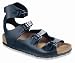 Birkenstock Sandalen ''Athen'' aus Naturleder in schwarz mit normalem Fussbett