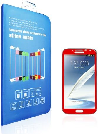Coolbo Beautiful Phone Tempered Glass Screen Protector for Samsung Galaxy Note 2 (Black)