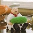 Chef Sponge Holder Fat Bistro Chef
