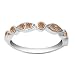 10k White Gold Brown Diamond Ring (1/3 cttw)