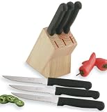 6 Piece Steak Knife with Block