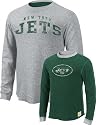New York Jets Retro Sport Long Sleeve Reversible Crew