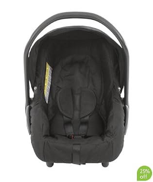 Oyster Baby Car Seat - Smooth Black