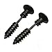 1Pair Fashion Punk Unisex Stainless Steel Ear Studs Nail Whole Screw Earrings