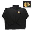 Chicago Blackhawks NHL "Explorer" Fleece Jacket (Black)