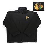 Chicago Blackhawks NHL Explorer Fleece Jacket (Black)