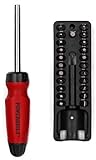 Powerbuilt 646516 Ratchet Driver and Bit Set, 24-Piece [並行輸入品]