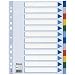 Esselte Plastik-Blanco-Register DIN A4, 12-teilig,15262