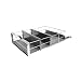 simplehuman Pull Out Cabinet Organizer, Stainless Steel, 14 Inch