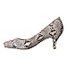 Riverberry Women's Ruby Round Toe Kitten Low Heel Pumps