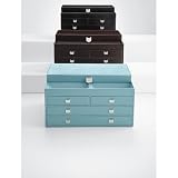 large leather jewelry box