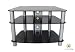 Black Glass TV Stand 800mm wide Image