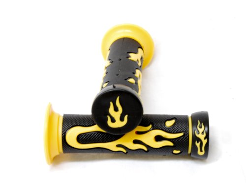 great price KapscoMoto Sport Bike and Dirt Bikes Motorcycle Flame Gel Style Hand Grips YELLOW COLOR MOTORCYCLE APRILLA BMW DUCATI TRIUMPH HONDA YAMAHA KAWASAKI SUZUKI Polaris Suzuki Yamaha Dirt Bikes Offroad KTM DIRT BIKE Best Deals great price KapscoMoto Sport Bike and Dirt Bikes Motorcycle Flame Gel Style Hand Grips YELLOW COLOR MOTORCYCLE APRILLA BMW DUCATI TRIUMPH HONDA YAMAHA KAWASAKI SUZUKI Polaris Suzuki Yamaha Dirt Bikes Offroad KTM DIRT BIKE Best Deals