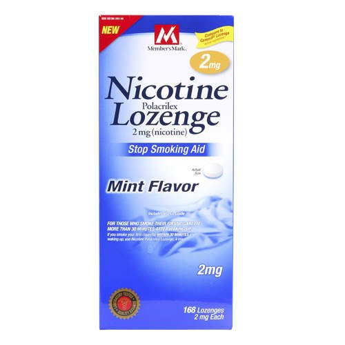 Member's Mark-Nicotine Lozenge 2mg, 168ct On Sale