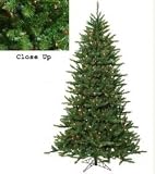 10′ Pre-Lit Frasier Fir Artificial Christmas Tree & Rolling Stand – Multi Lights