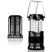 Ultra Bright LED Lantern - Camping Lantern - Collapses - Suitable For: Hiking, Camping, Emergencies, Hurricanes, Outages - Super Bright - Lightweight - Water Resistant - Black