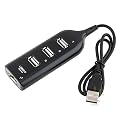 Everydaysource Black 4-Port USB Hub