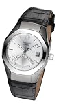 Image of Accurist GM301 Stainless steel silverdial leather strap watch