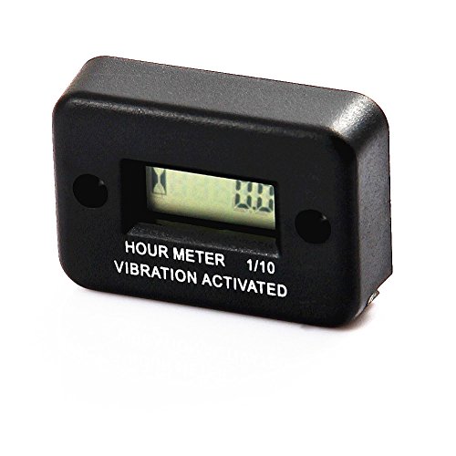Aimila Wireless Waterproof Vibration Activated Hour Meter Hourmeter for