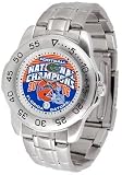 Florida Gators Football National Champions Sport Steel Watch