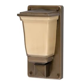 American Fluorescent GGWH113RBSCT Eureka Outdoor Sconce, Transitional Mission Style with... by American Fluorescent