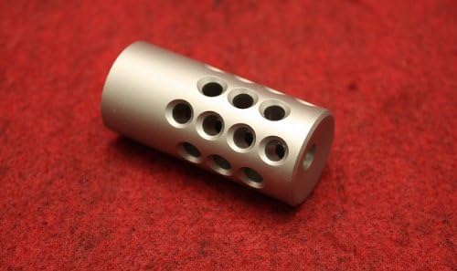 KIDD Stainless Steel .22 Muzzle Brake- Bead Blasted