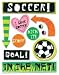 Me & My Big Ideas Soft Spoken Themed Embellishments, Soccer Grl