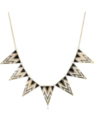 Panacea Enamel Spike Necklace, 8"