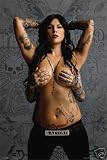 (24x36) Kat Von D (Topless) TV Poster Print