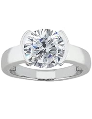 2.00 Ct Round H/I I1 Diamond 14K White Gold Ring