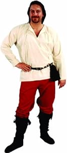 Alexanders Costumes Renaissance Village Man, Brown, Medium