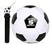 Strauss Football Combo (Strauss Budding Champ Football,Size-5 (Black/White) + Double Action Ball Pump) RS.450.00