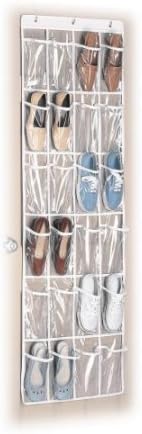 Whitmor Manufacturing 6044-13-CTF Over The Door Shoe Bag | Hanging Shoe Organizer