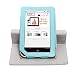 Deft Dante 360: Rotating Blue Nook Tablet Case / Nook Color Case (One-Piece Folio Nook Tablet Cover Multi-angle Vertical and Horizontal Stand)