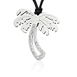 Ziovani Modern Palm Tree Design Stainless Steel Pendant Necklace