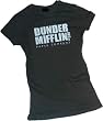 Dunder Mifflin Inc. Logo -- NBC's The Office Crop Sleeve Fitted Juniors T-Shirt