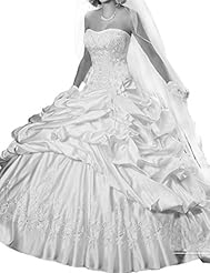 Plus Size  Lace Beaded Satin  Ball Gown  Dress